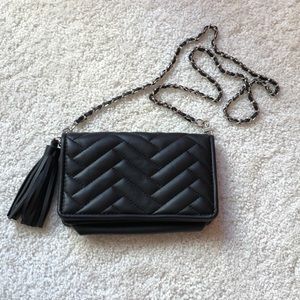 Black Leather Zara Crossbody